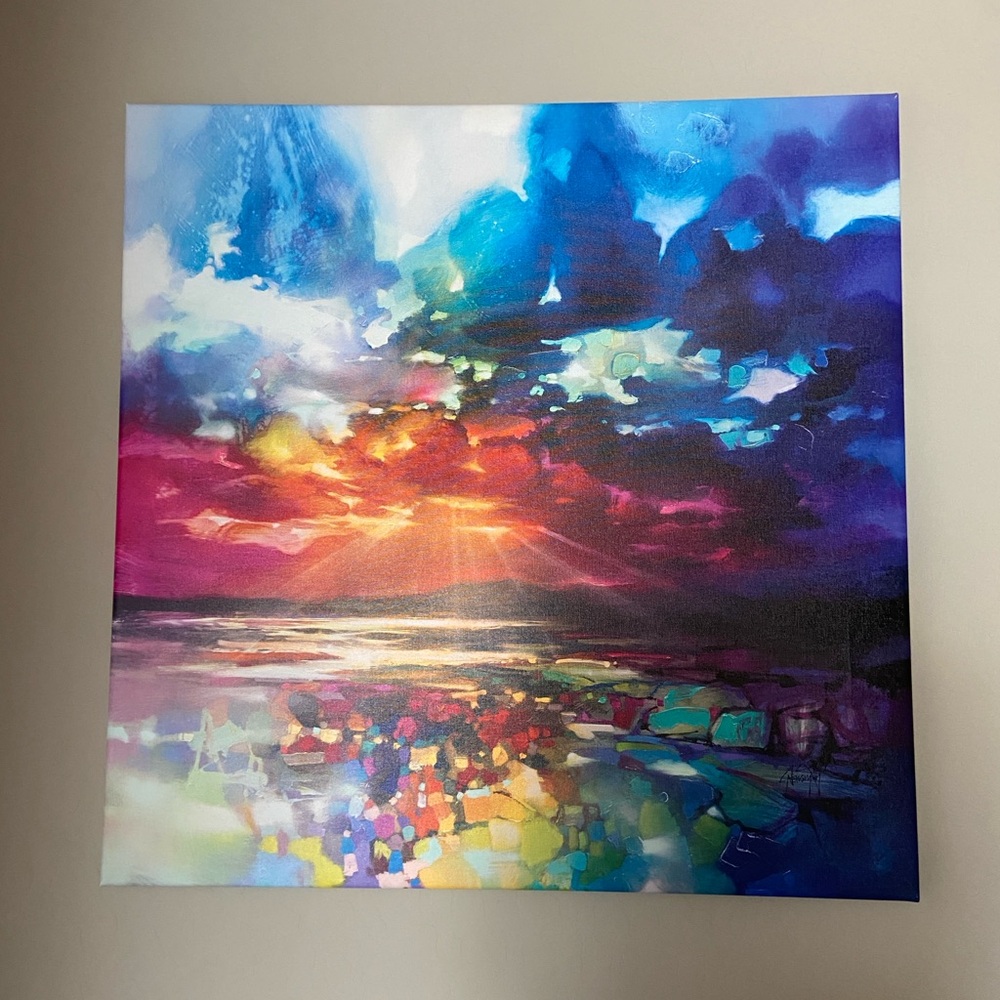 Vibrant Sunset Canvas Art